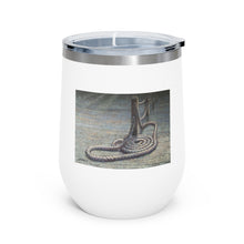 Load image into Gallery viewer, Coastal - Coiled Rope - 12oz Insulated Wine Tumbler
