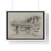 Load image into Gallery viewer, Mill Creek Park / NE Ohio - Premium Framed Horizontal Poster
