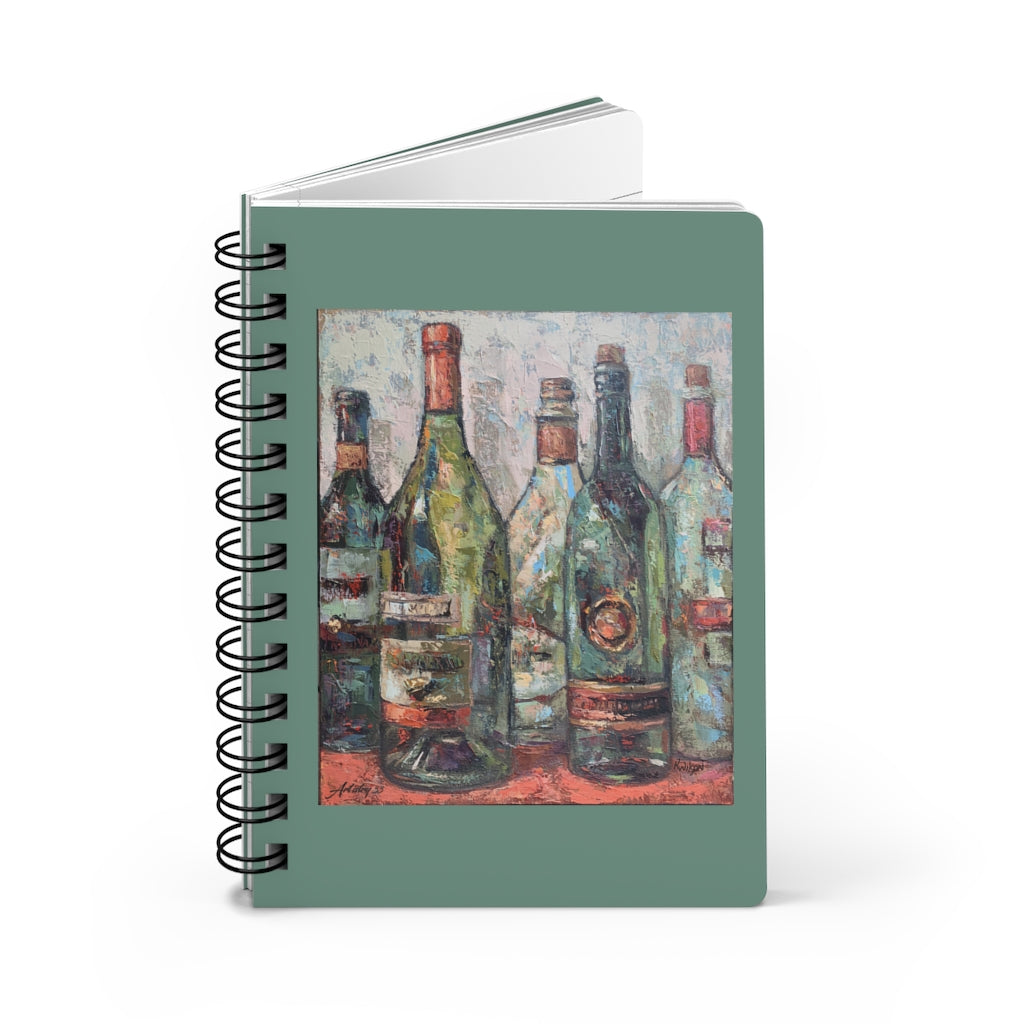 Wine Spiral Bound Journal