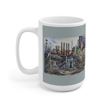 Load image into Gallery viewer, Travel - YSU Steel Mill Ceramic Mug 15oz
