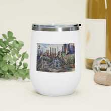Load image into Gallery viewer, Travel - YSU Steel Mill - 12oz Insulated Wine Tumbler
