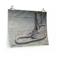 Load image into Gallery viewer, Coastal - Rope on Dock - Premium Matte horizontal posters
