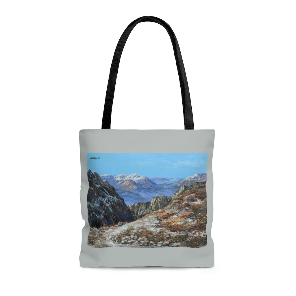 Travel - Other Side of Mountain Tote Bag