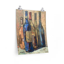 Load image into Gallery viewer, Wine - Blue Bottle - Premium Matte vertical posters
