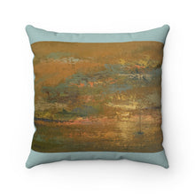 Load image into Gallery viewer, Coastal - Sail Away - Faux Suede Square Pillow
