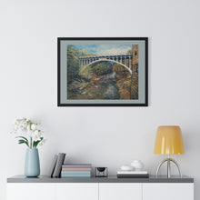 Load image into Gallery viewer, Mill Creek Park - Bridge over Mill Creek - Premium Framed Horizontal Poster
