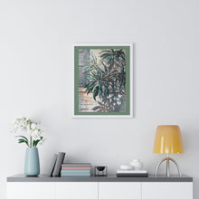 Load image into Gallery viewer, Florals - Plant Shadows - Premium Framed Vertical Poster
