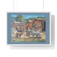 Load image into Gallery viewer, Travel - Alpaca Rush Hour - Premium Framed Horizontal Poster
