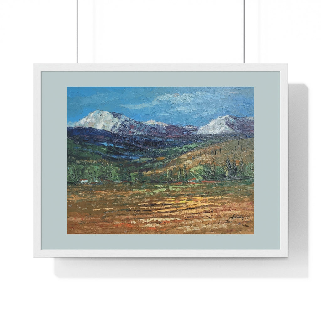Travel - White Mountains - Premium Framed Horizontal Poster